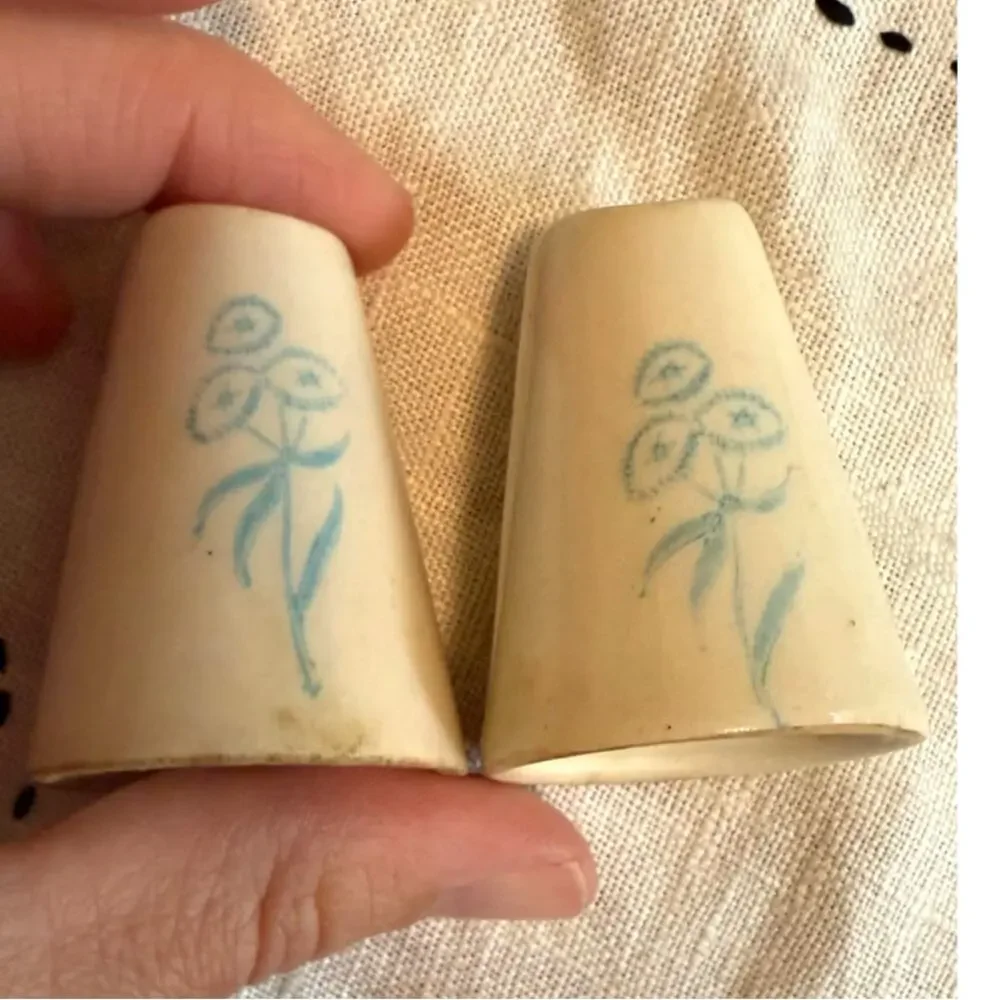 Royal USA Maytime Vintage Ceramic Sauce Bowl / Ashtray / Salt & Pepper Shaker
